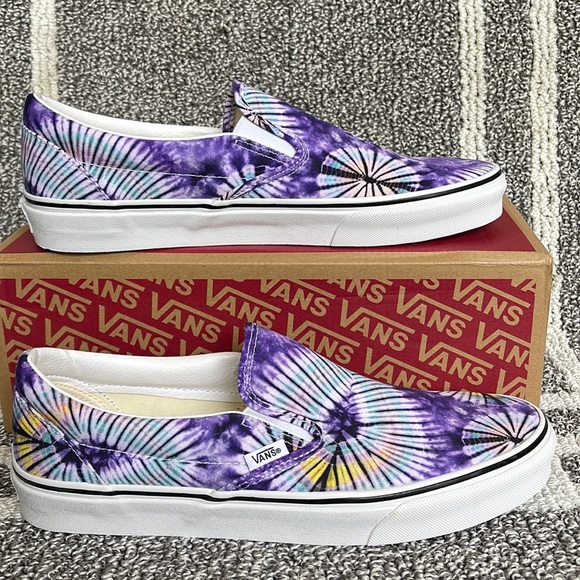 Vans Other - Vans Classic Slip-On New Age Purple Tie Dye MENS